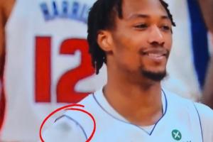 新的受害者出现了！杰伦-布朗还在用发际线粉霍兰肩膀一团黑